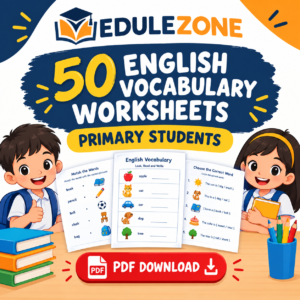 50 English Vocabulary Worksheets for Primary Students